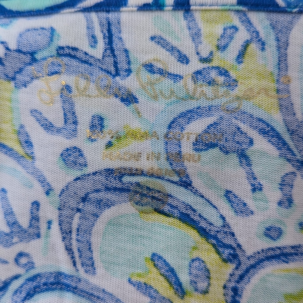 ⭐ Lilly Pulitzer Wave Women's Erin Dress, Blue Crush After Party - Picture 6 of 9